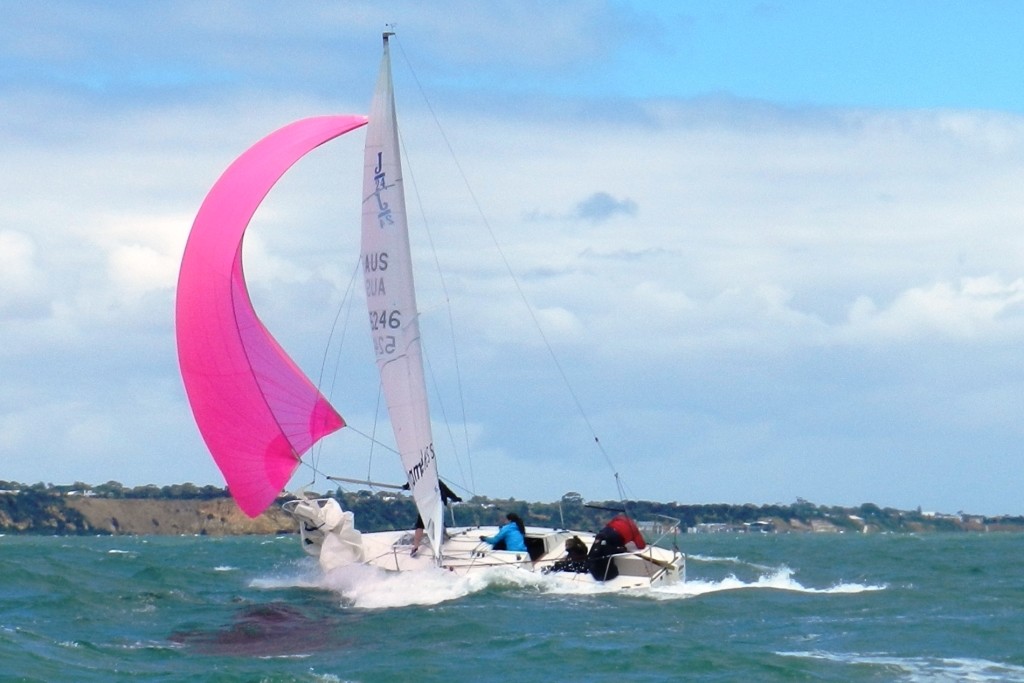 J24 Nationals Jan 9,2013 Hyperactive gybes  © Chris Furey